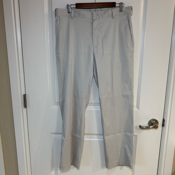 Nike Golf Tour Performance Dri Fit Golf Pants Mens Sz 34x30 Light Tan Stretch - Picture 1 of 6